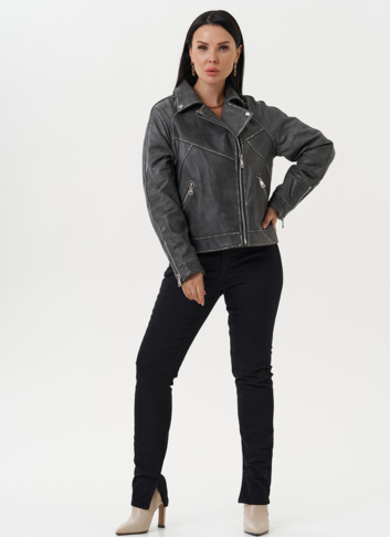 Куртка "косуха" из натуральной кожи