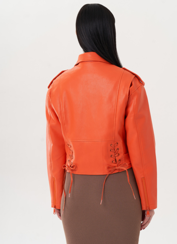 Укороченная куртка с английским воротником