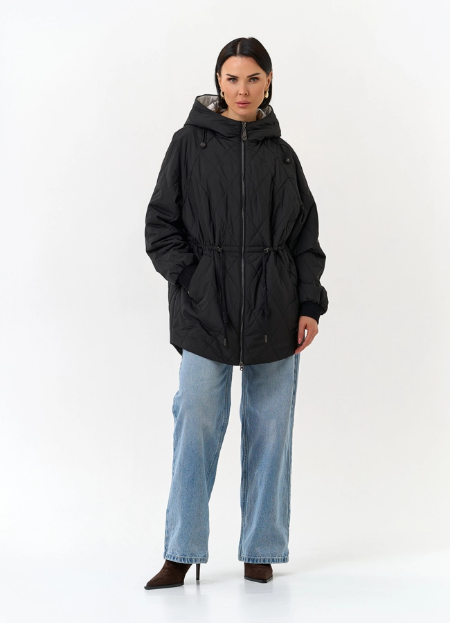 Женская куртка с капюшоном модель № 32568 в кредит